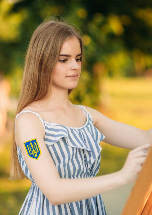 Временное тату мини сет Ukraine Ink-Ok
