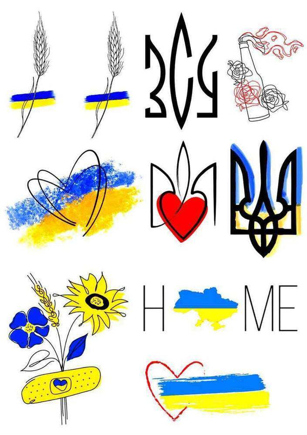 Временное тату Сет Патриотический #1 Ink-Ok