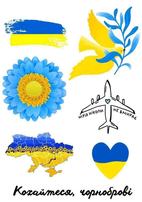 Временное тату Сет Патриотический #2 Ink-Ok