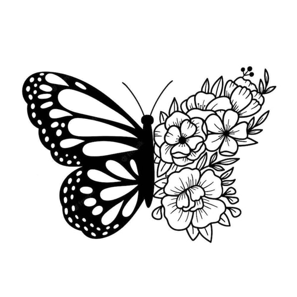 Временное тату Бабочка #3 Ink-Ok