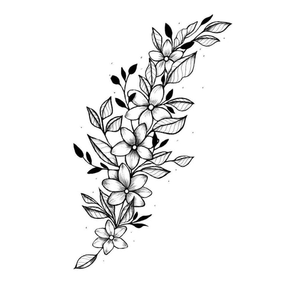 Временное тату цветы #3 Ink-Ok