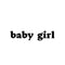 Baby girl Ink-Ok
