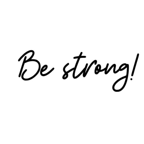 Временное тату надпись - Be strong! Ink-Ok