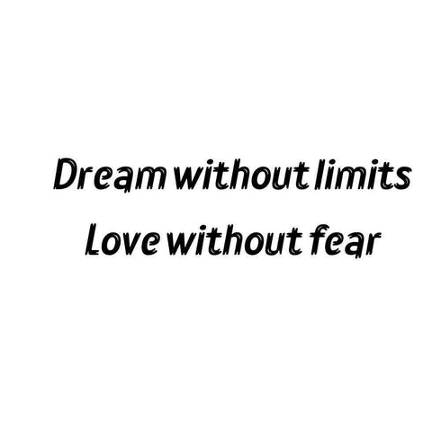 Временное тату Dream without limits/Love without fear Ink-Ok