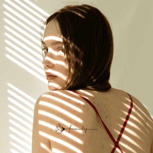 Временное тату Flower-Family Ink-Ok