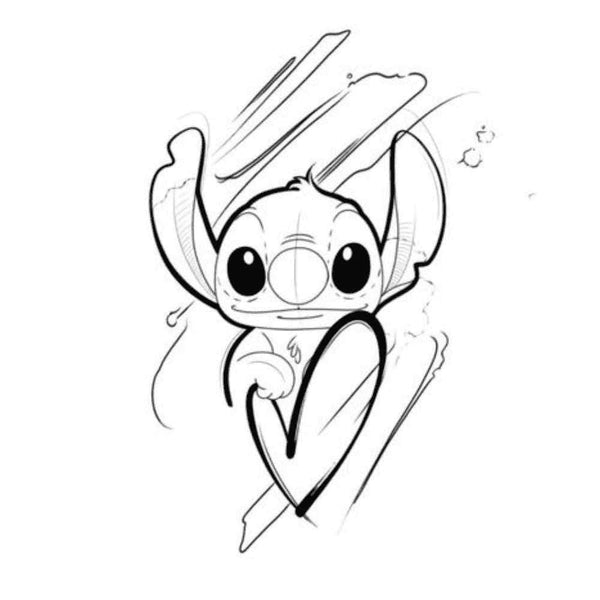Временное тату Стич Ink-Ok