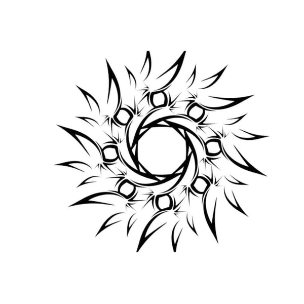 Временное тату Солнце Ink-Ok