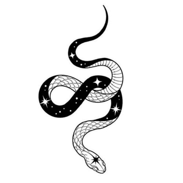 Временное тату Змея-блекс Ink-Ok