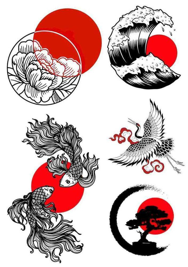 Временное тату Япония Ink-Ok