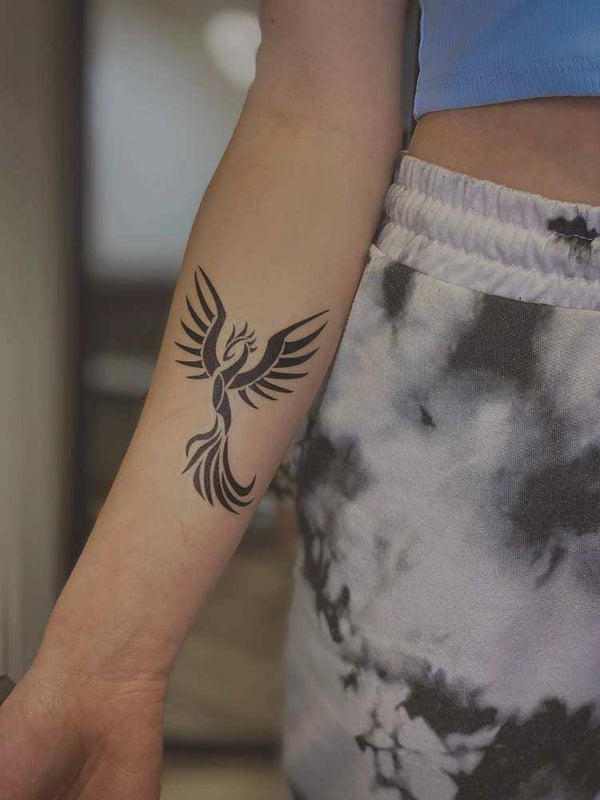Временное тату Феникс Ink-Ok