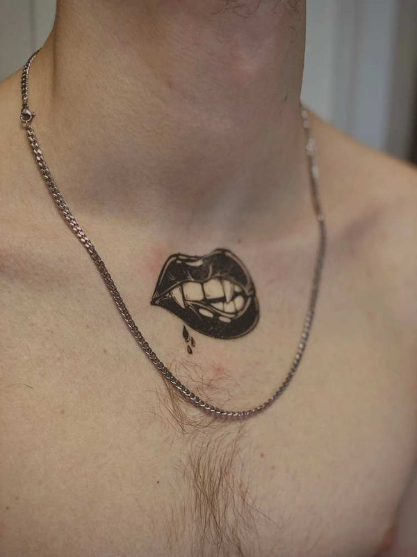 Временное тату Губы Ink-Ok