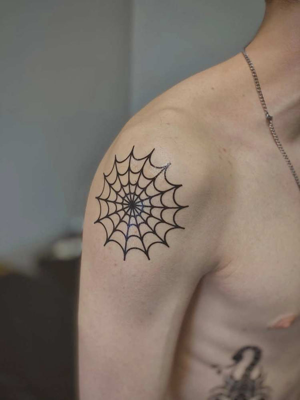Временное тату Паутина Ink-Ok