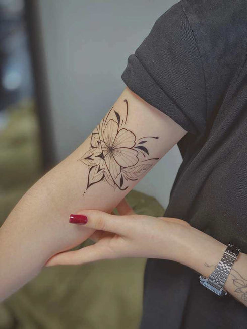 Временное тату Цветок Ink-Ok