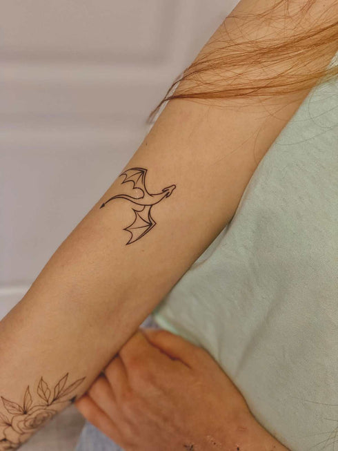 Временное тату Дракон Ink-Ok
