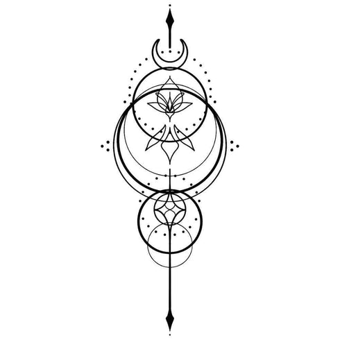 Временное тату Just geomytry Ink-Ok