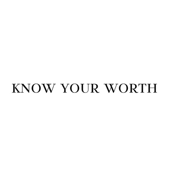 Временное тату Know your worth Ink-Ok