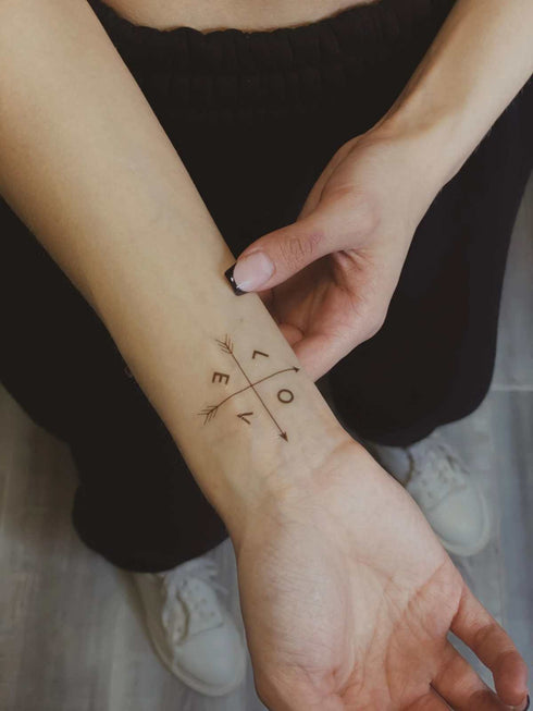 Временное тату L.O.V.E Ink-Ok
