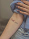 Временное тату надпись Love/Fuck you Ink-Ok
