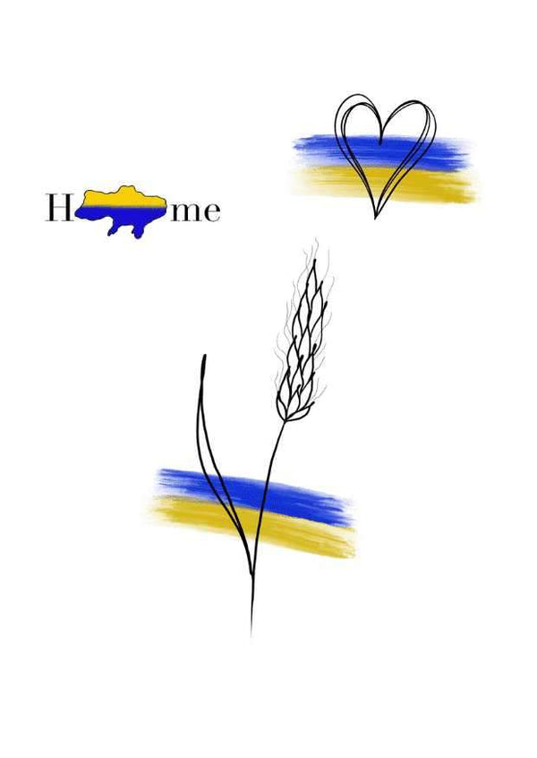 Временное тату Ukraine Ink-Ok